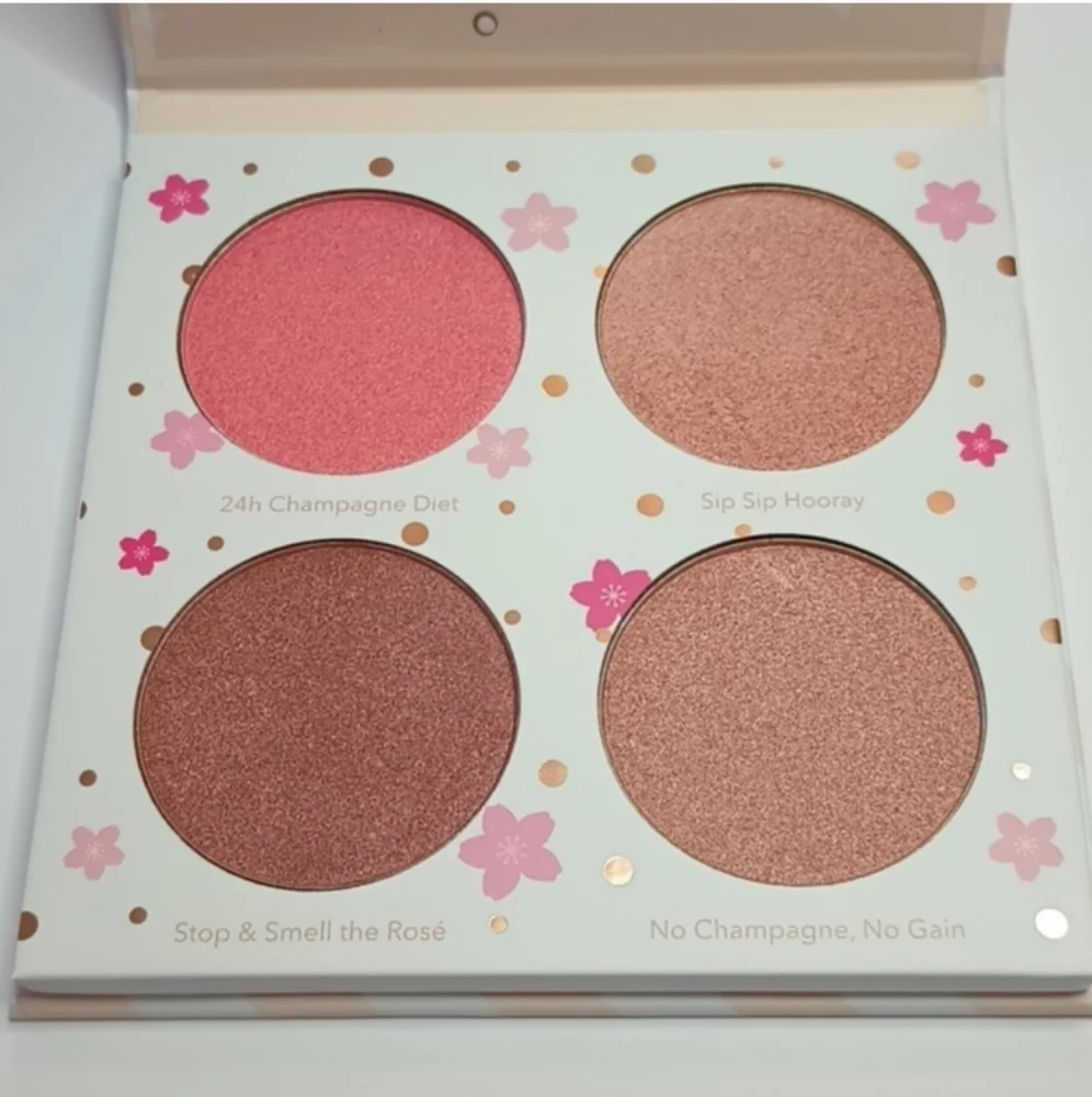 Beauty Bakarie Cotton Cady Champagne Blushlighter Palette